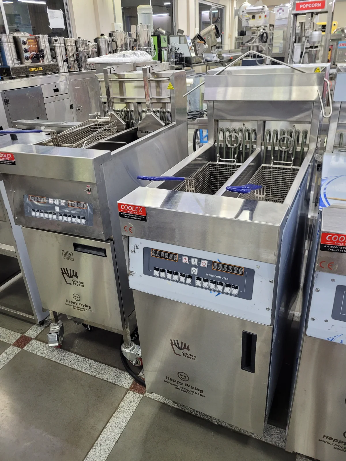 Stand Fryer 14L+14L